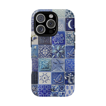 Midnight Mosaic Tiles iPhone Case