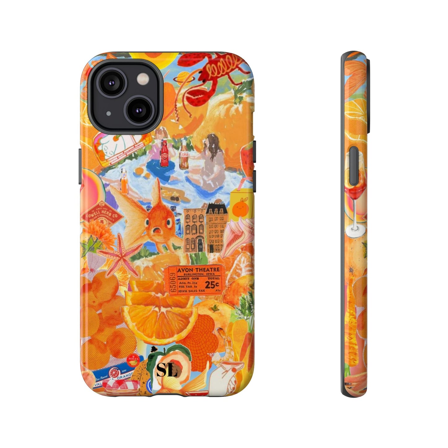Orange Goldfish iPhone Case
