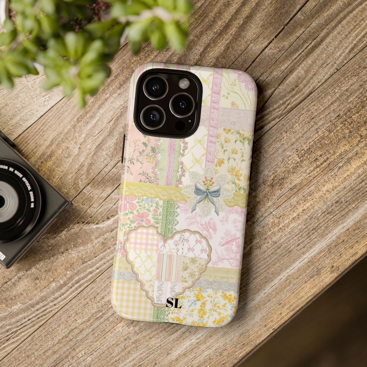 Garden Quilt Patchwork iPhone Case