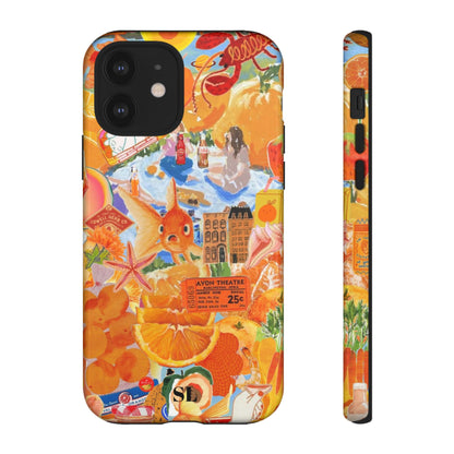 Orange Goldfish iPhone Case