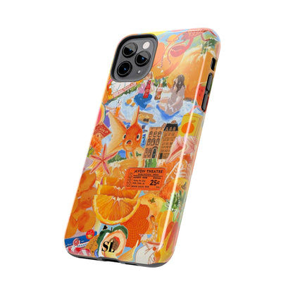 Orange Goldfish Collage iPhone Case