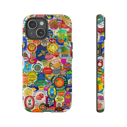 Fruit Stickers iPhone Case