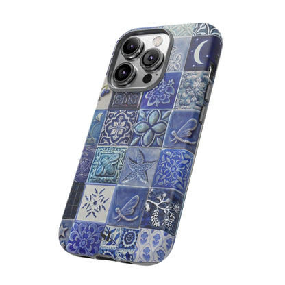 Midnight Mosaic Tiles iPhone Case