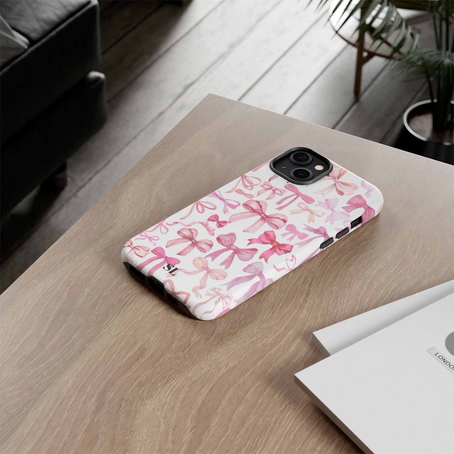 Pink Bows iPhone Case