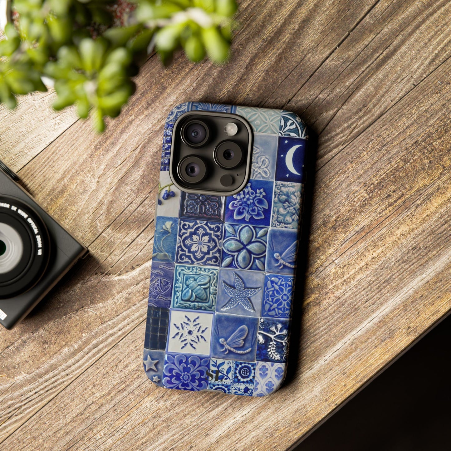 Midnight Mosaic Tiles iPhone Case