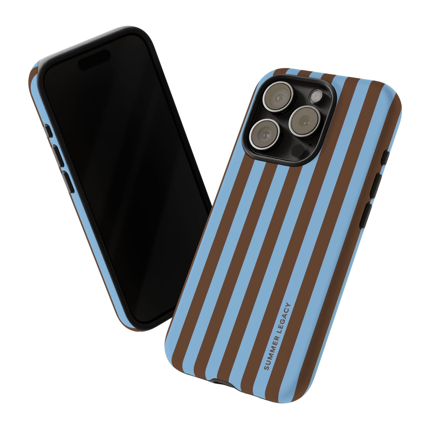 Mocha Stripe iPhone Case