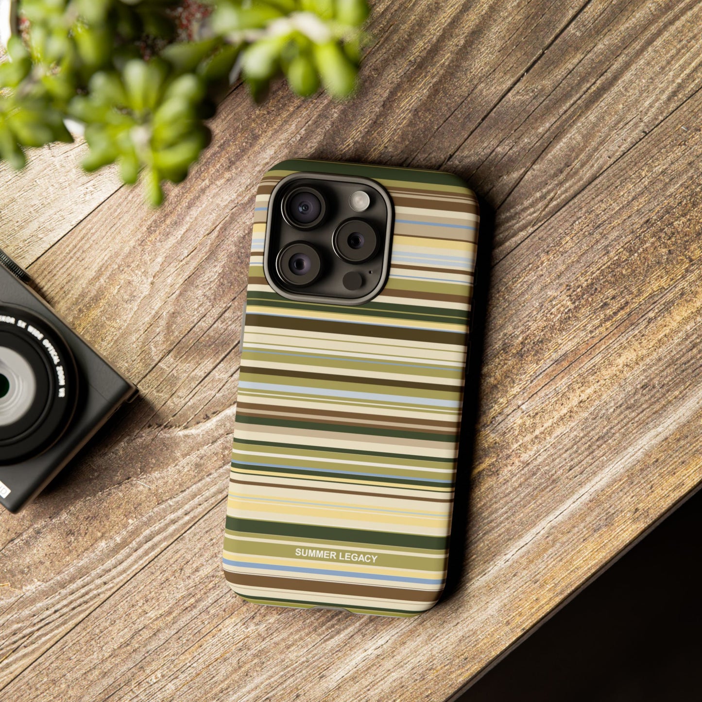 Palm Multi-stripe iPhone Case