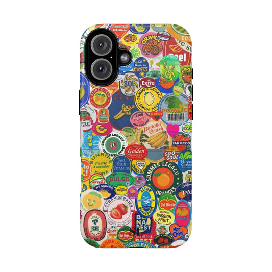Fruit Stickers iPhone Case