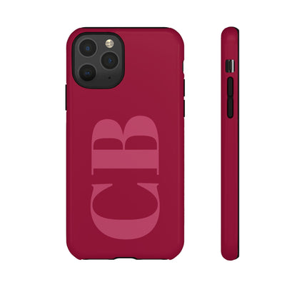 Berry Custom Initial iPhone Case