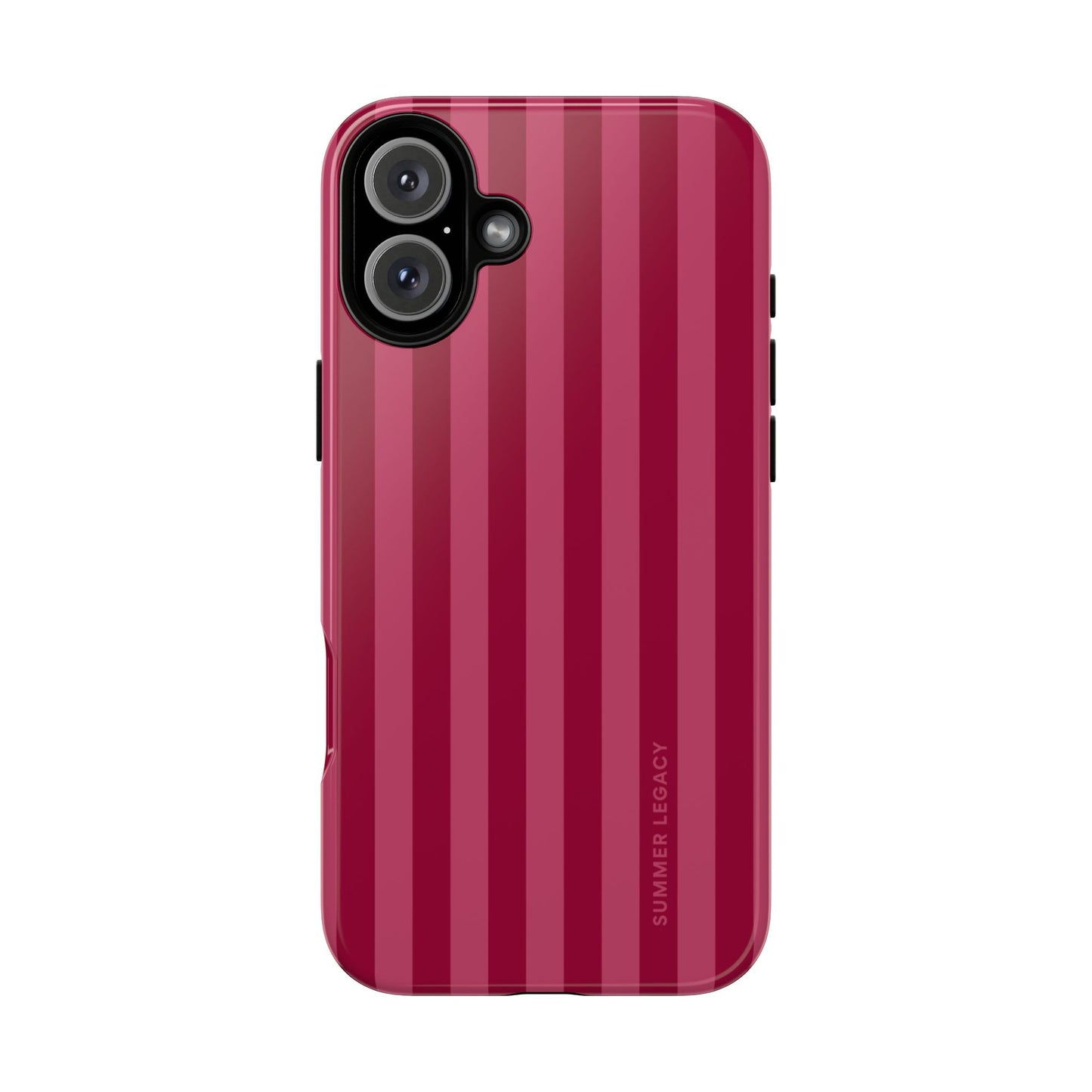 Berry Stripe iPhone Case