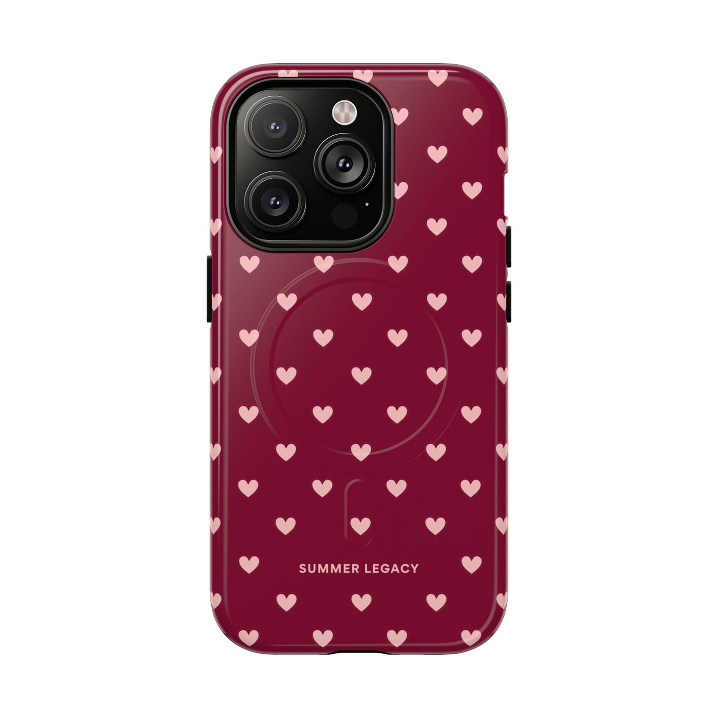 Berry Hearts MagSafe Case