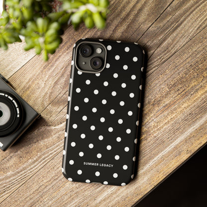 Ebony Polka Dot iPhone Case