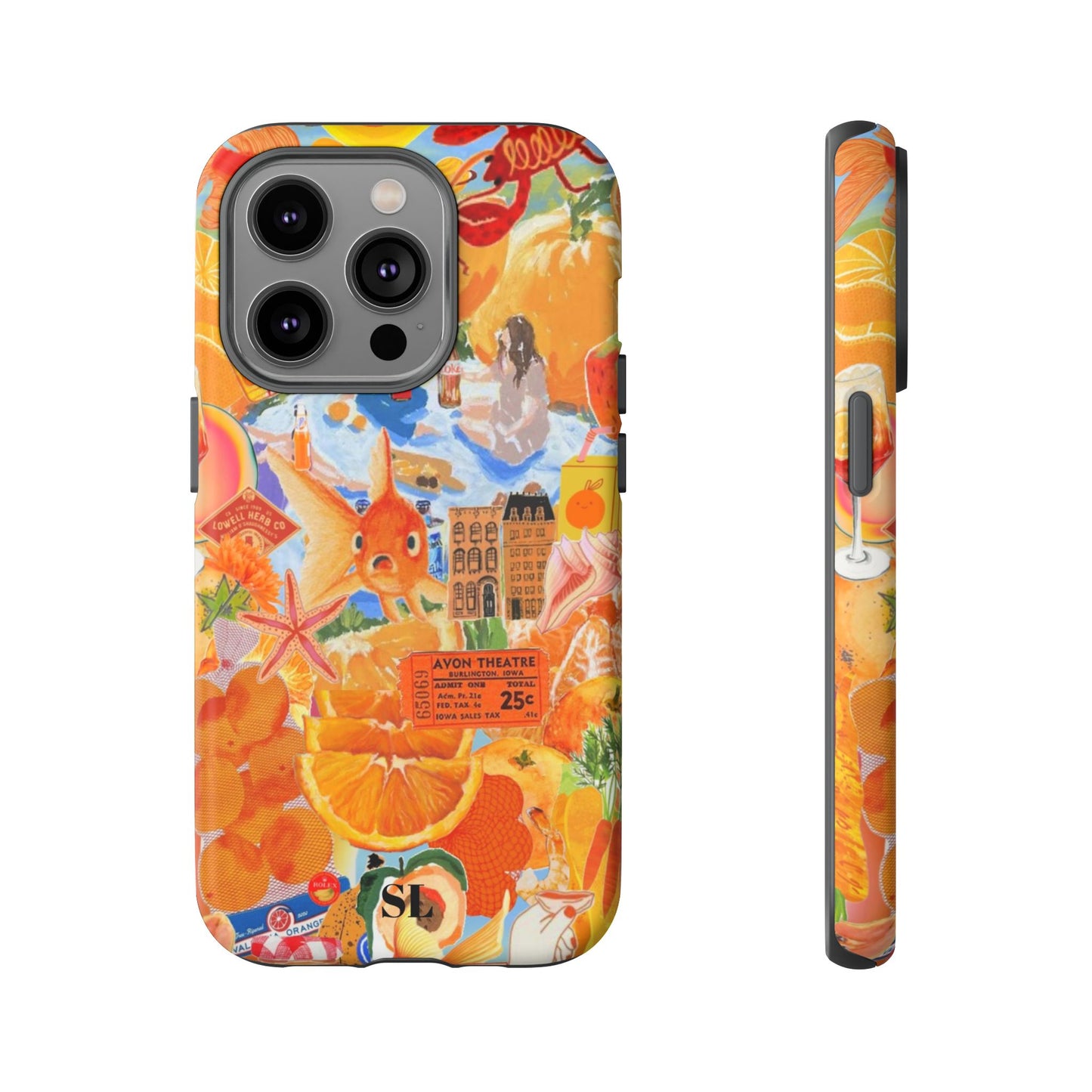 Orange Goldfish iPhone Case