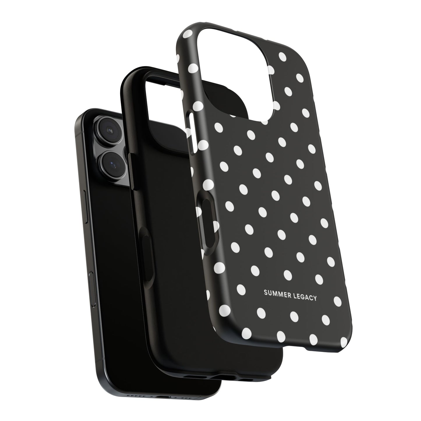 Ebony Polka Dot iPhone Case