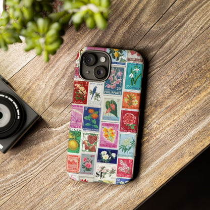 Postcard Stamps iPhone Case