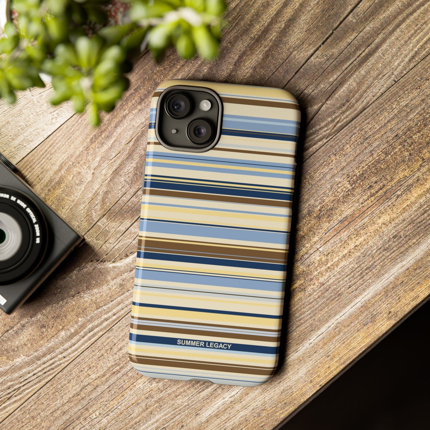 Coconut Multi-stripe iPhone Case