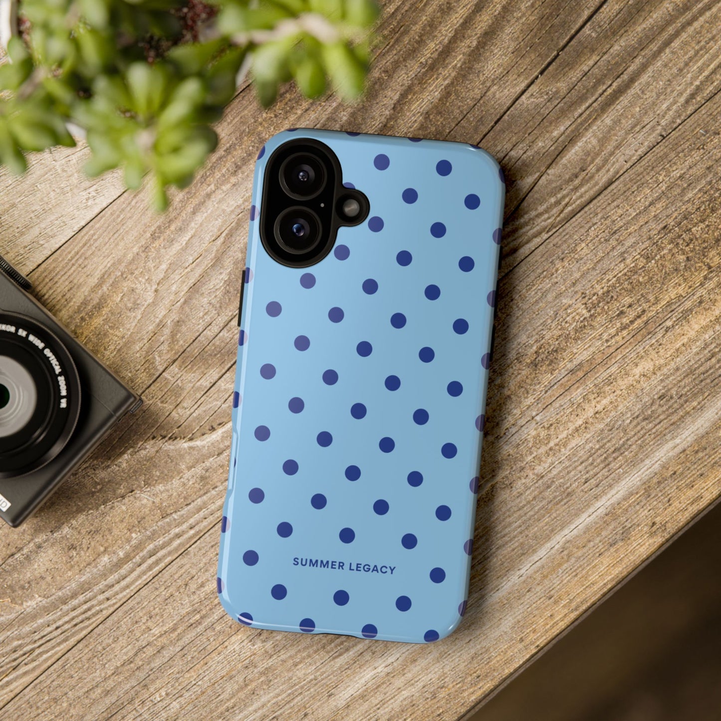 Lagoon Polka Dot iPhone Case
