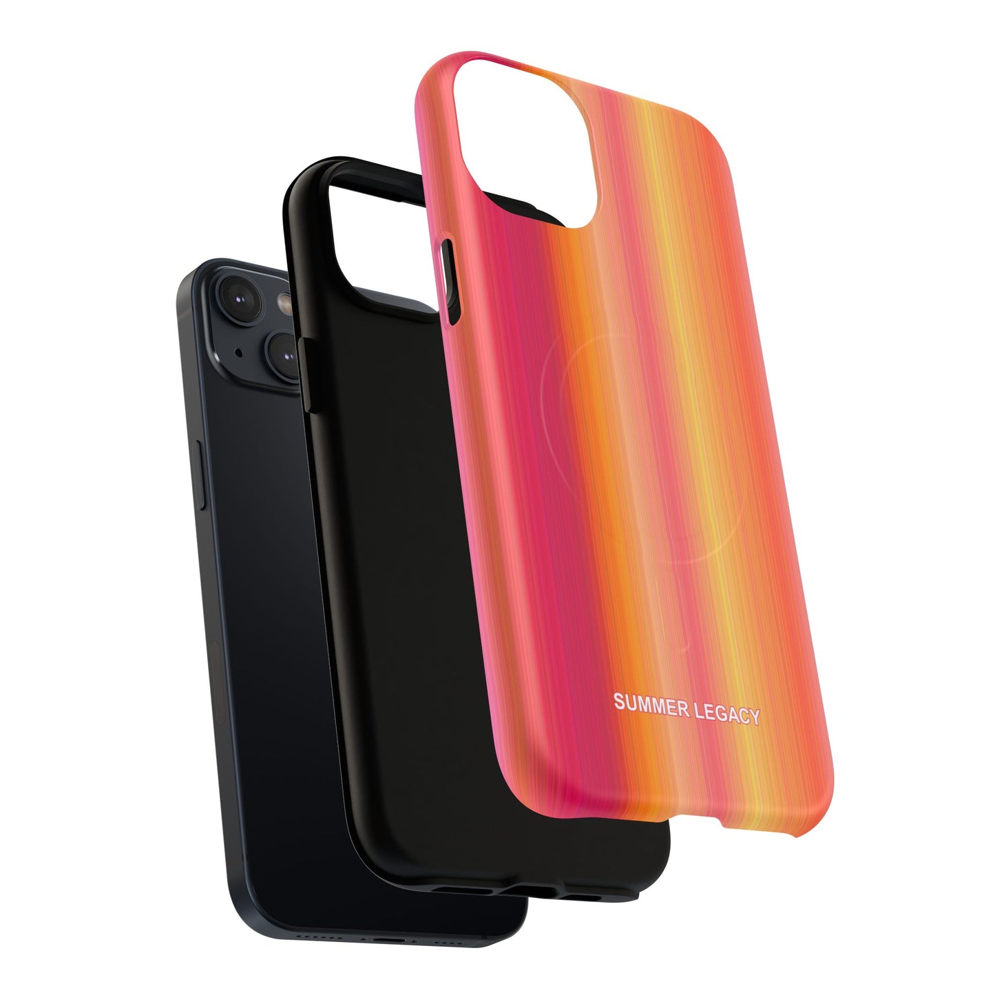 Amber Glow Ombre Stripe MagSafe Case