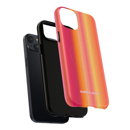 Amber Glow Ombre Stripe MagSafe Case
