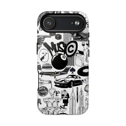 Black and White MagSafe Case
