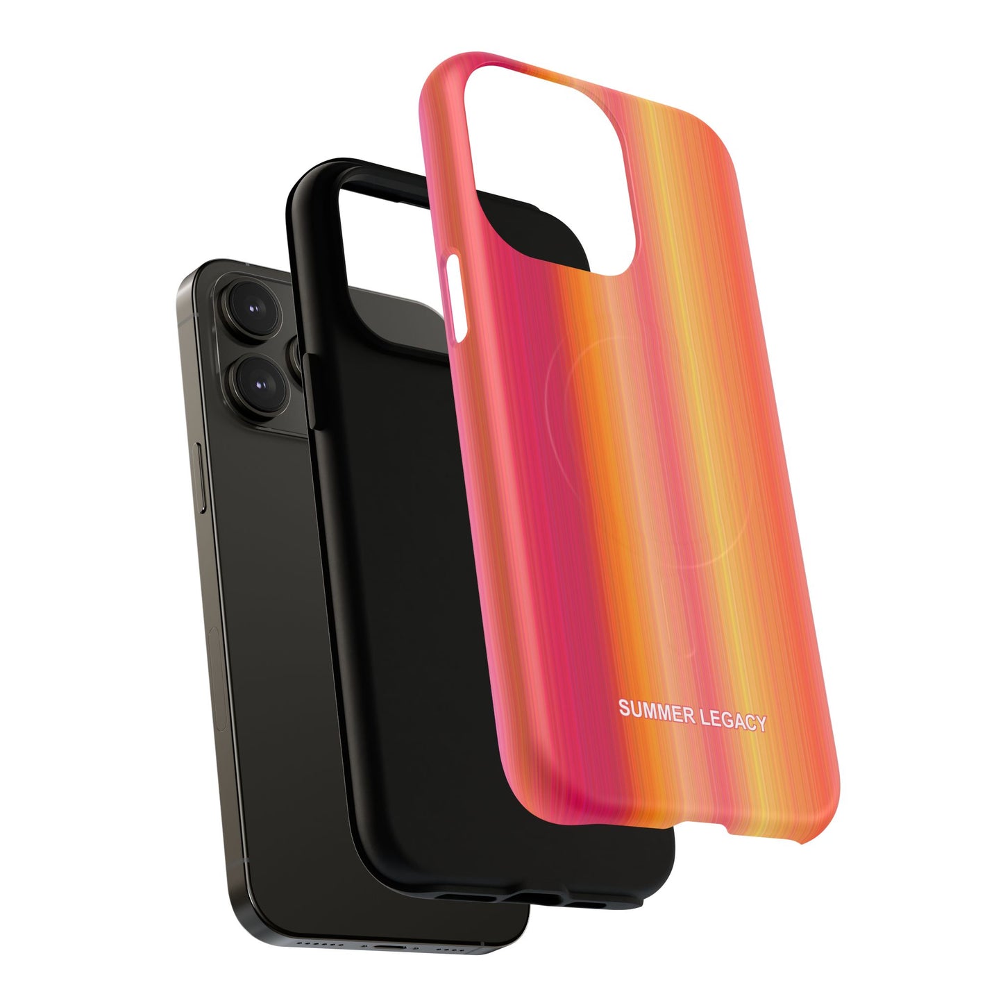 Amber Glow Ombre Stripe MagSafe Case