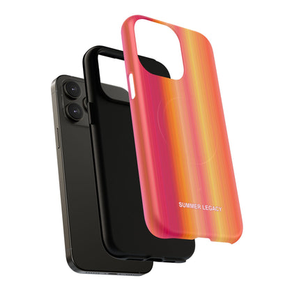 Amber Glow Ombre Stripe MagSafe Case