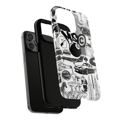 Black and White MagSafe Case