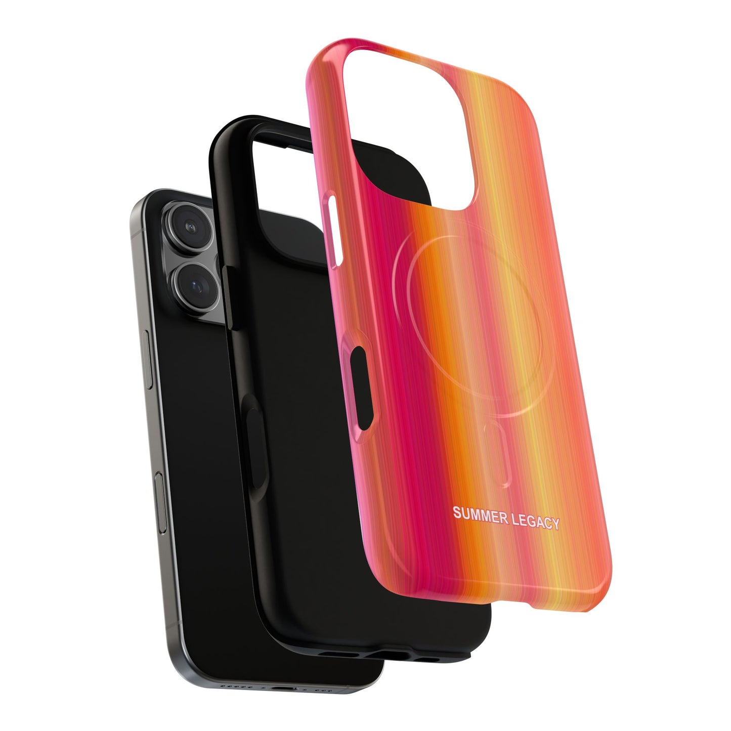 Amber Glow Ombre Stripe MagSafe Case