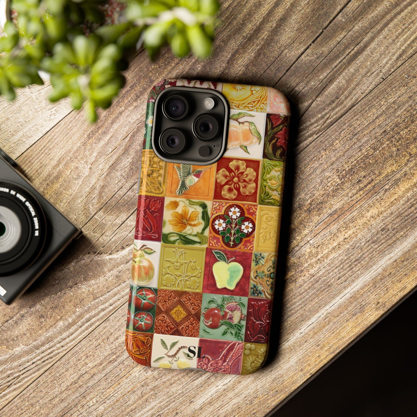 Orchard Mosaic Tiles iPhone Case