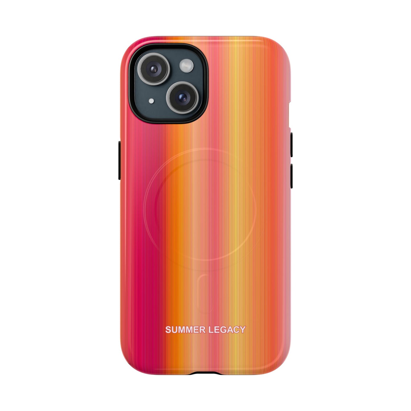 Amber Glow Ombre Stripe MagSafe Case