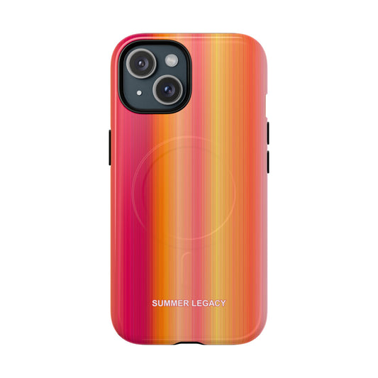 Amber Glow Ombre Stripe MagSafe Case