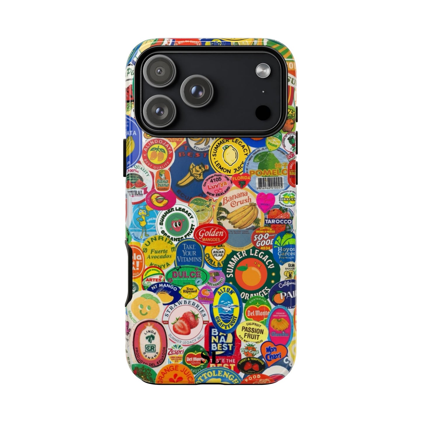 Fruit Stickers iPhone Case