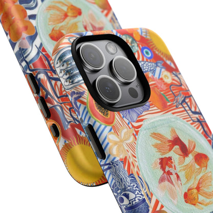 Navy Goldfish Bowl MagSafe Case