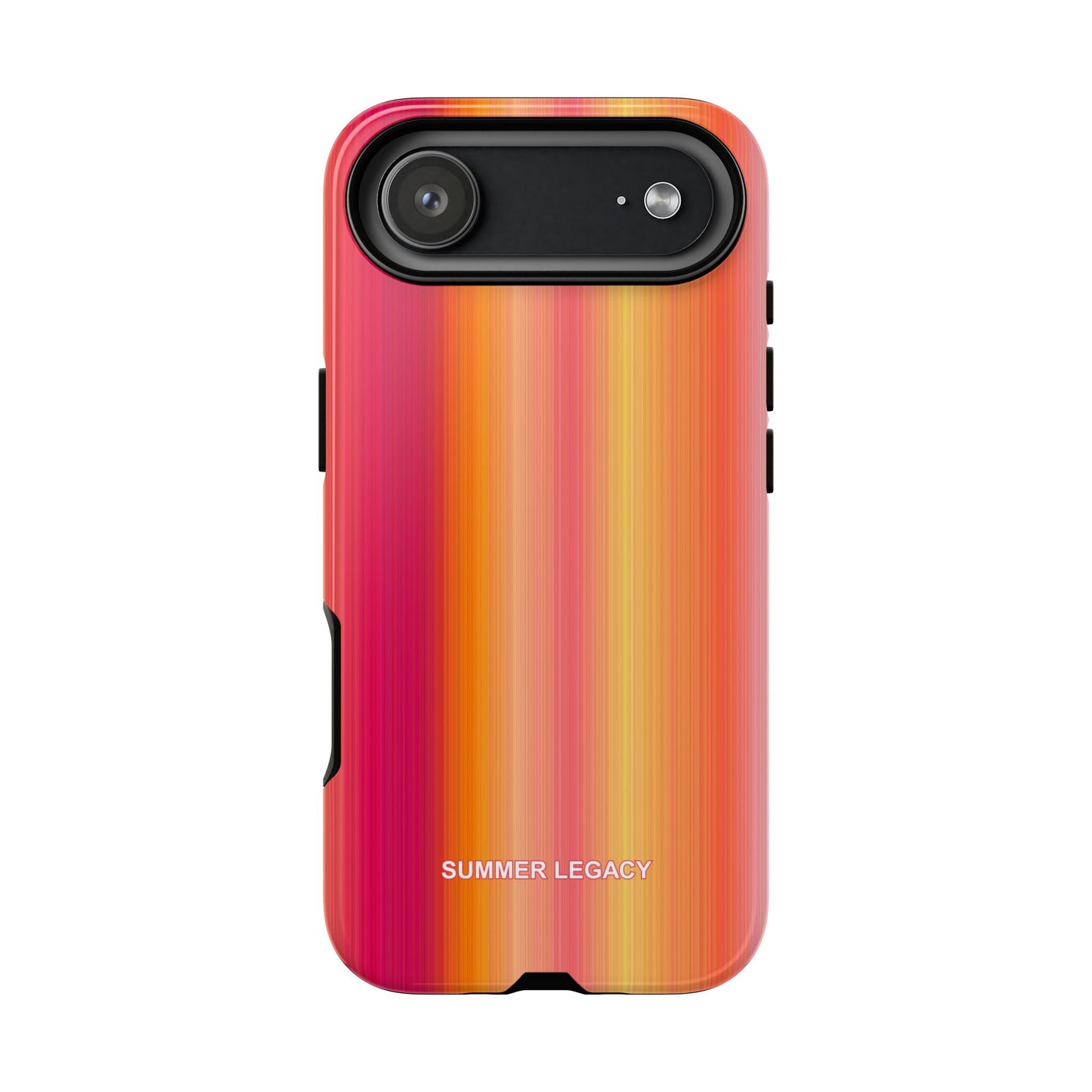 Amber Glow Ombre Stripe iPhone Case