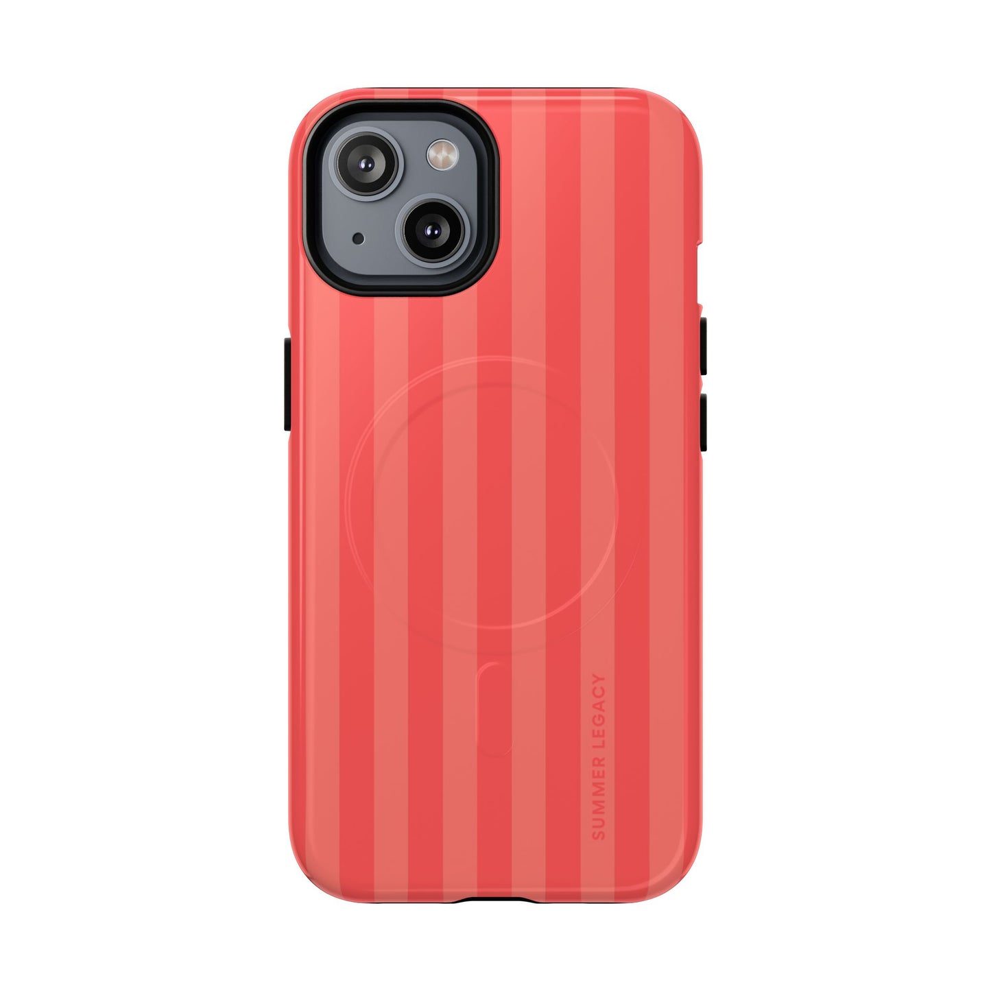 Coral Stripe MagSafe Case