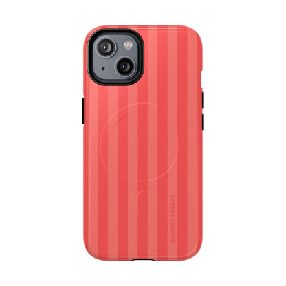 Coral Stripe MagSafe Case
