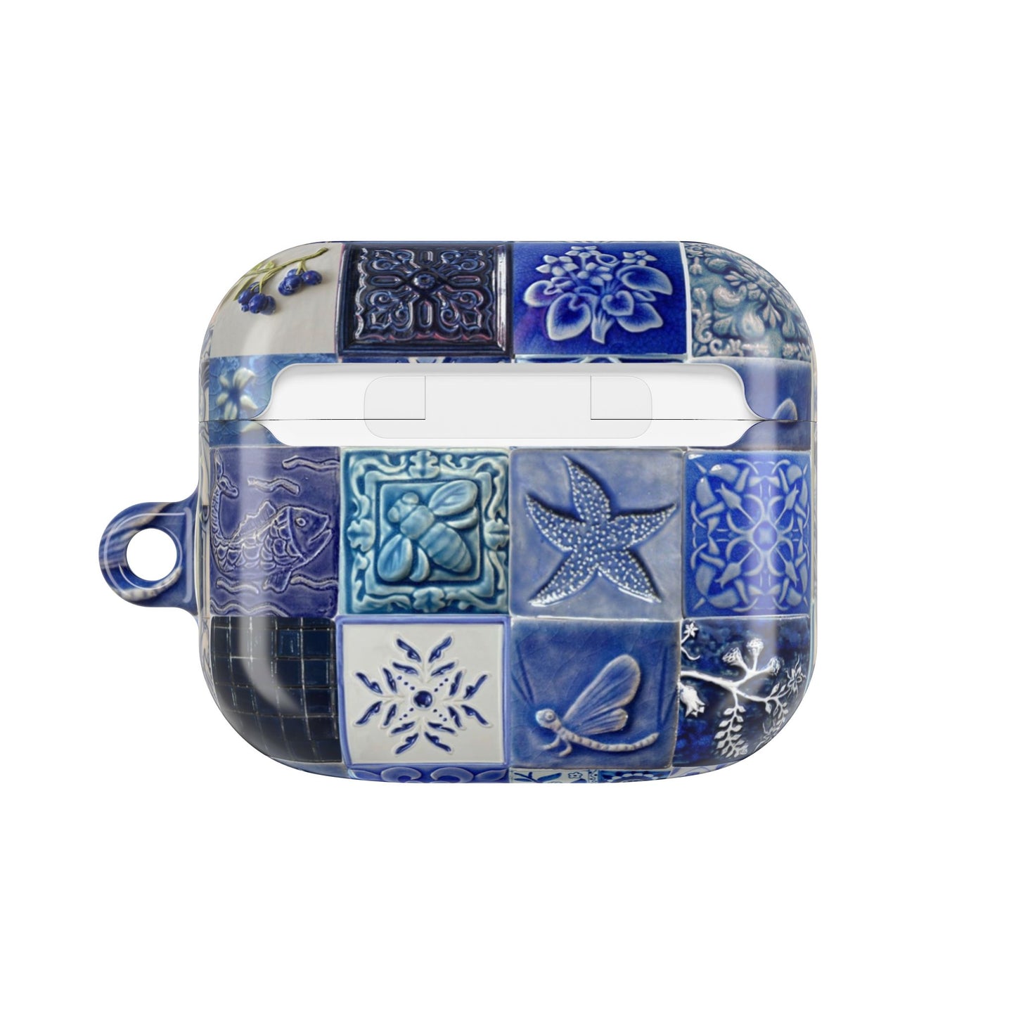 Midnight Mosaic Tiles AirPod Case