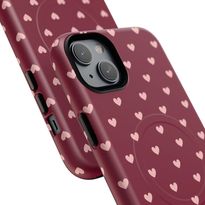 Berry Hearts MagSafe Case