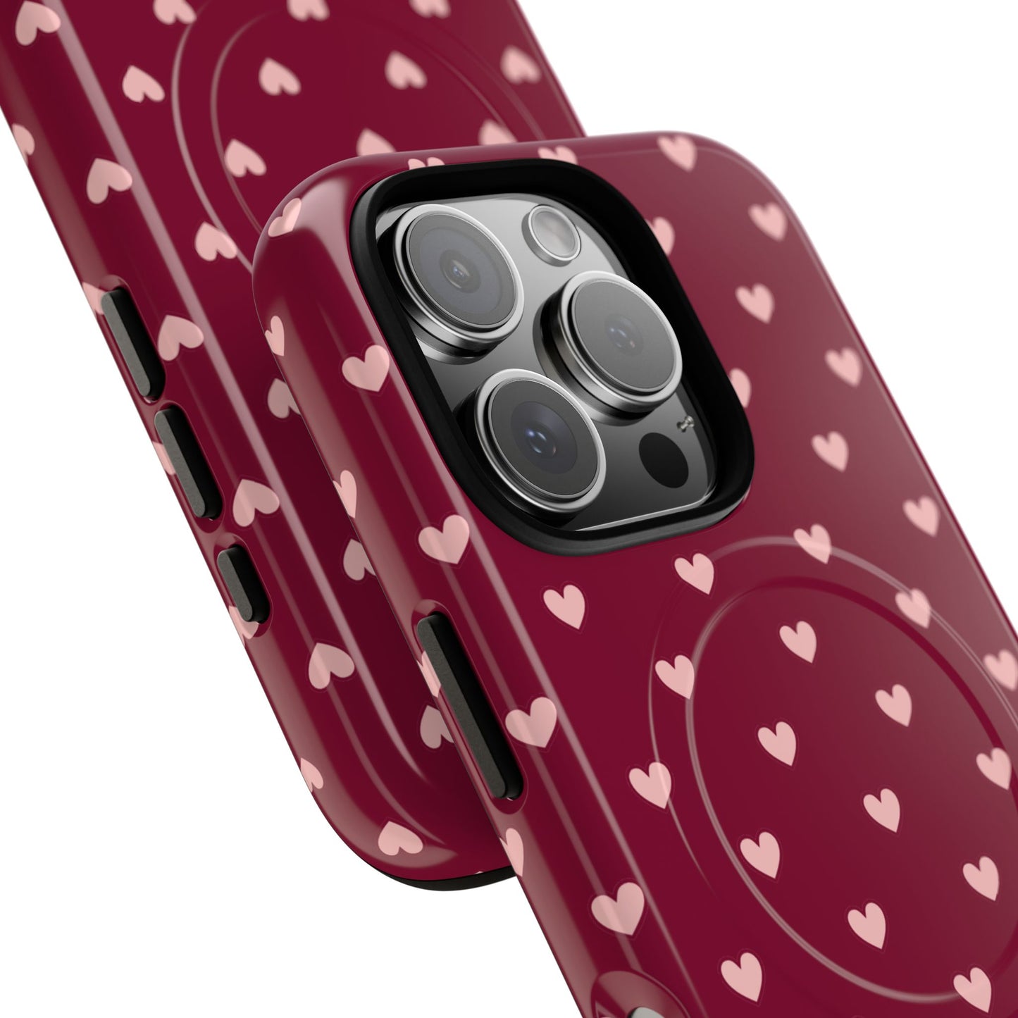 Berry Hearts MagSafe Case