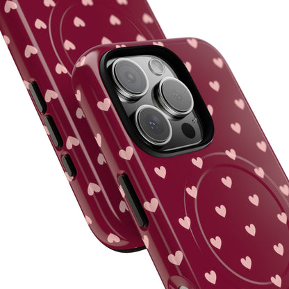 Berry Hearts MagSafe Case