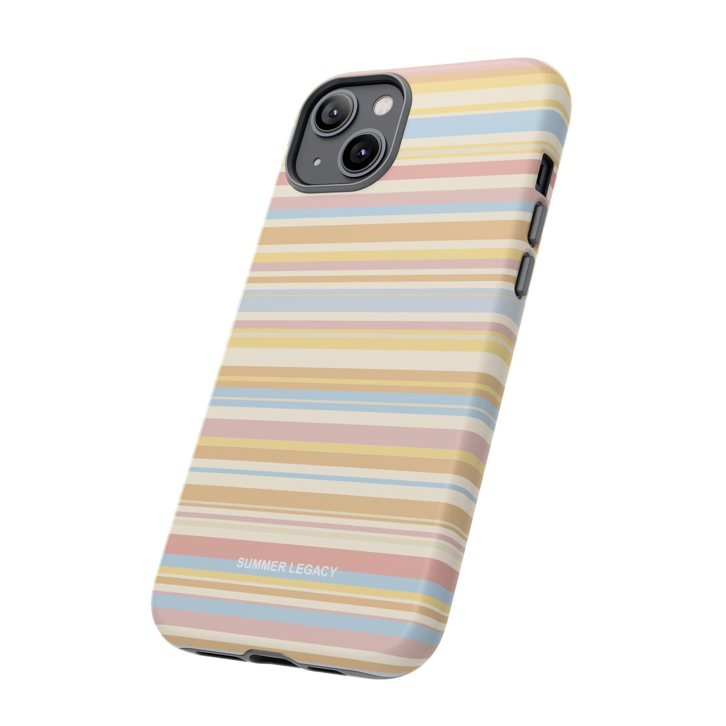 Lychee Multi-stripe iPhone Case