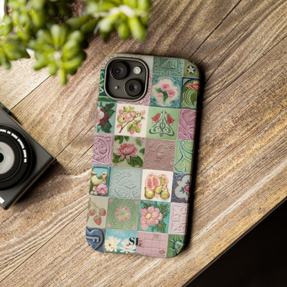 Garden Mosaic Tiles iPhone Case