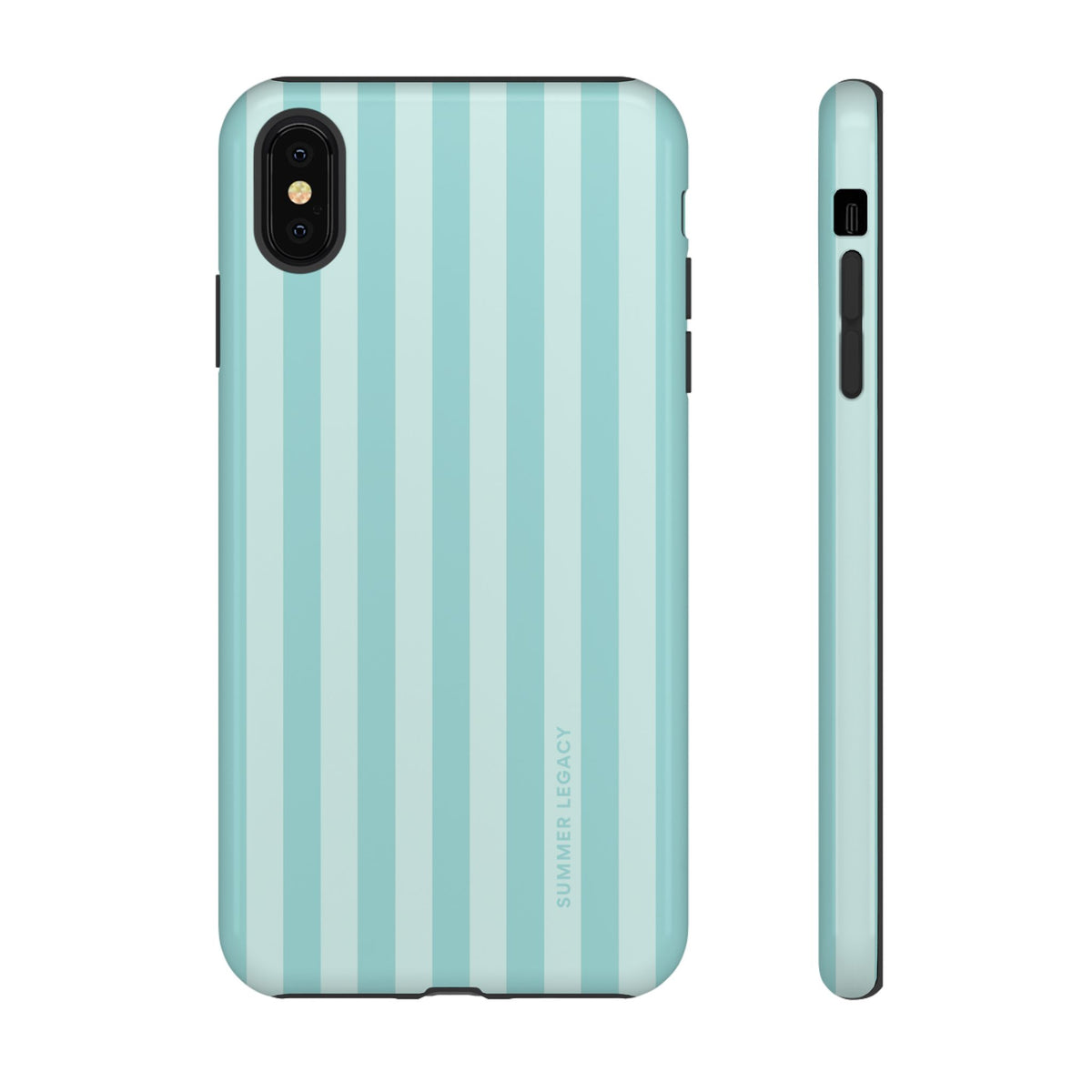 Teal Stripe iPhone Case