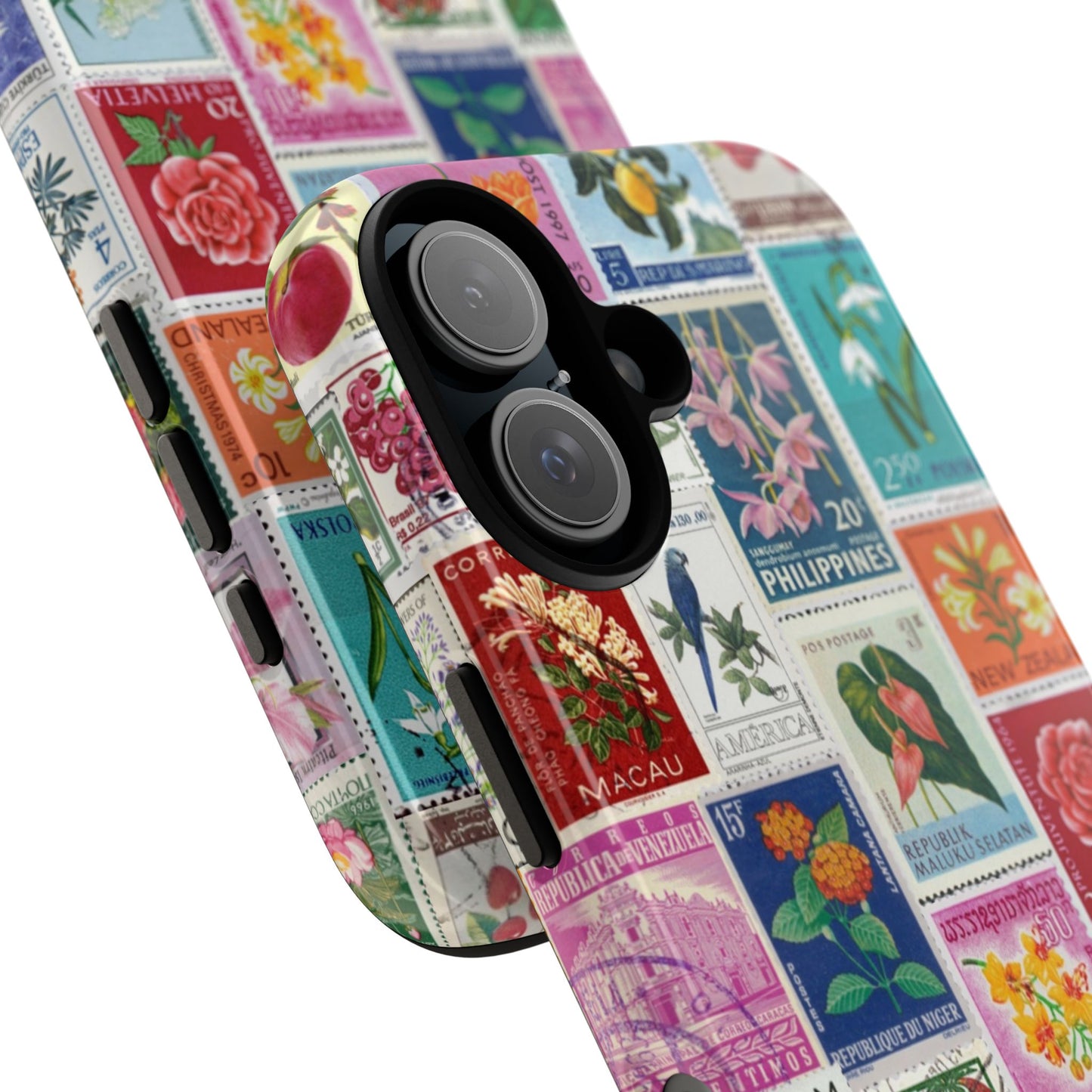Postcard Stamps iPhone Case