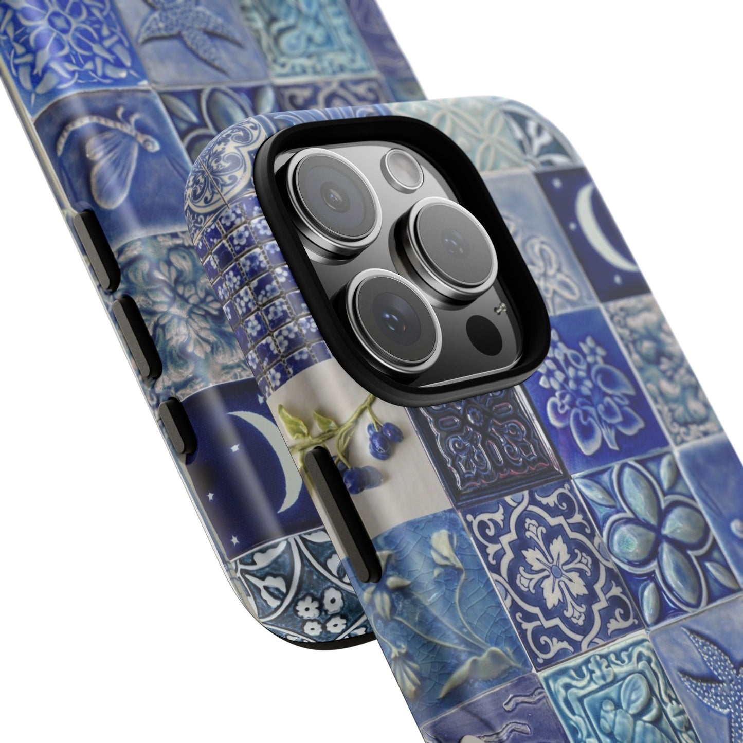 Midnight Mosaic Tiles iPhone Case
