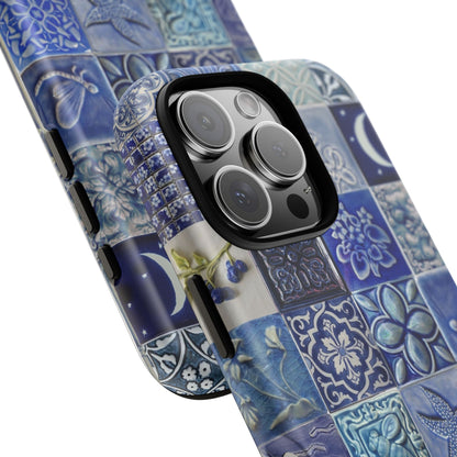Midnight Mosaic Tiles iPhone Case