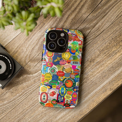 Fruit Stickers iPhone Case
