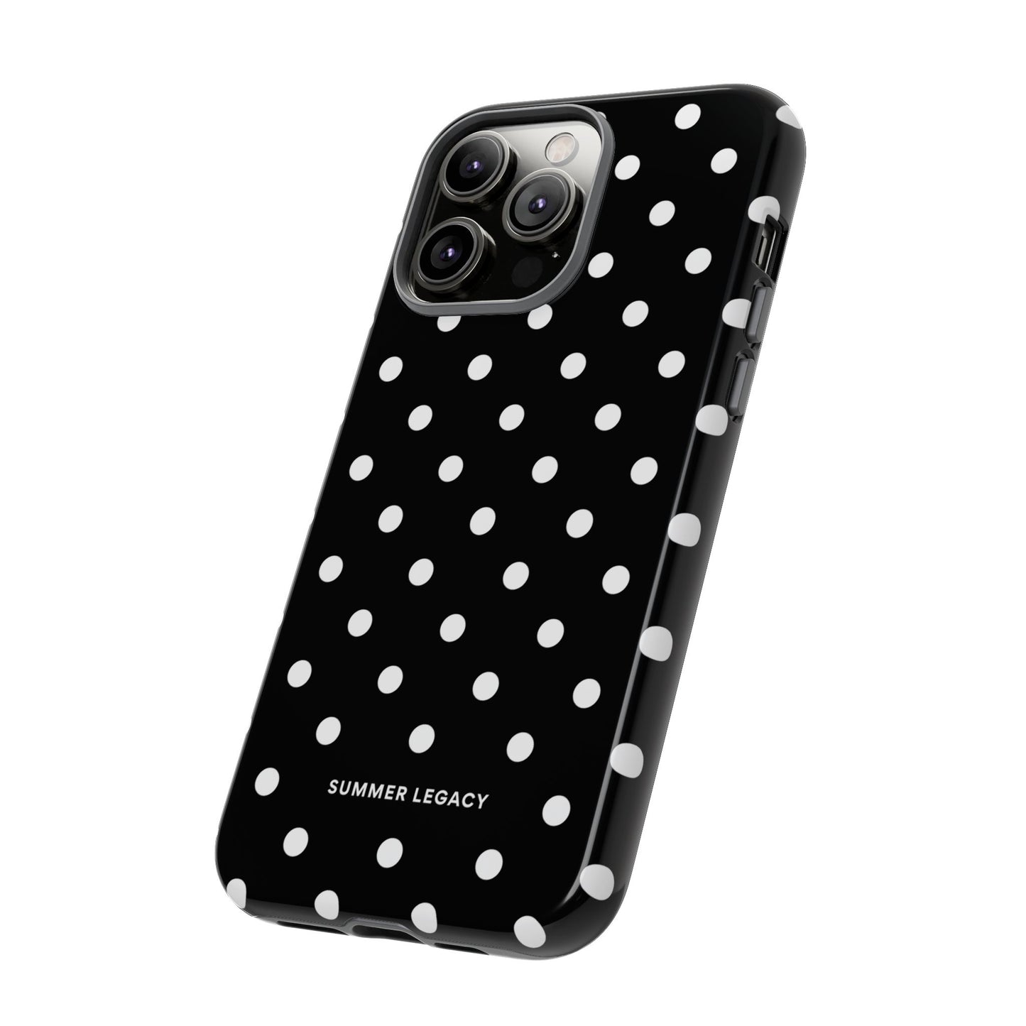 Ebony Polka Dot iPhone Case