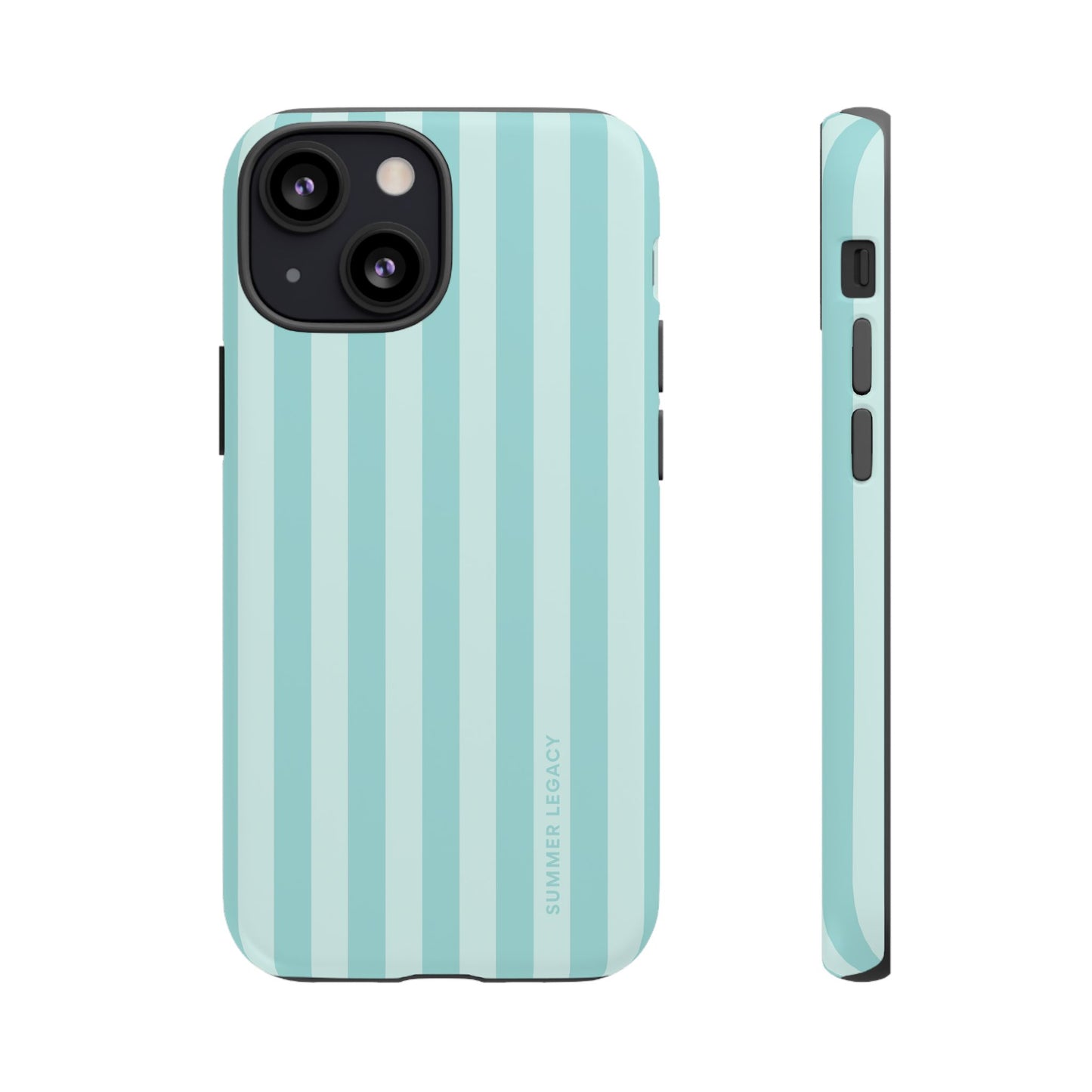 Teal Stripe iPhone Case