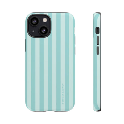 Teal Stripe iPhone Case